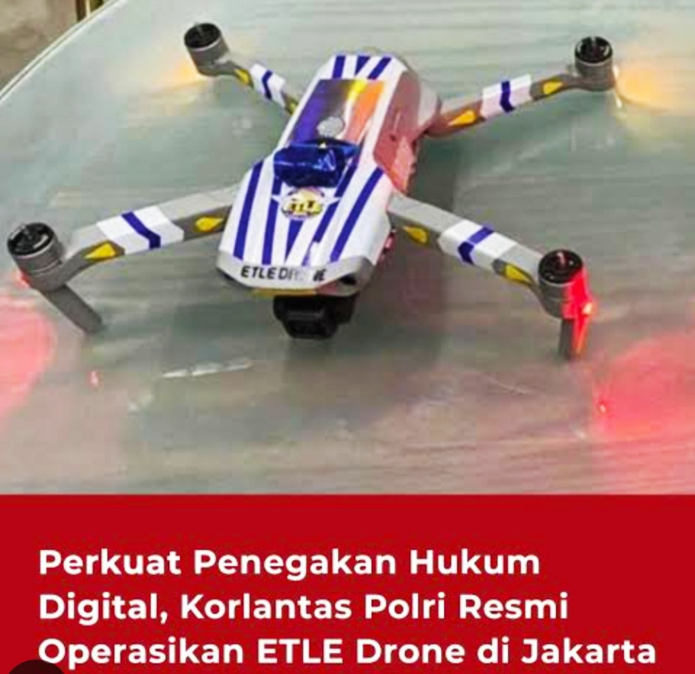 Canggih! Drone Patroli Presisi Polri Jaring Belasan Mobil Ganjil Genap di MT Haryono Jakarta Pagi Ini.