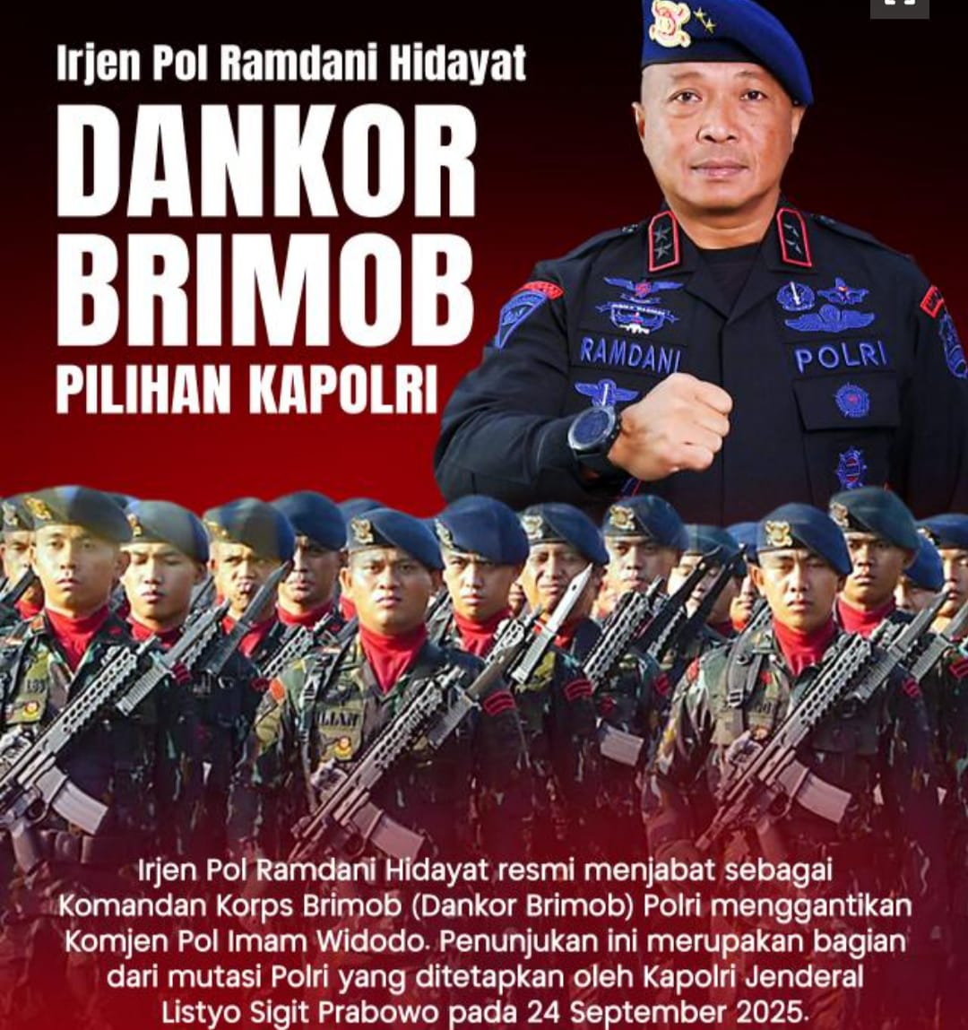Profil Irjen Pol Ramdani Hidayat, DANKOR BRIMOB