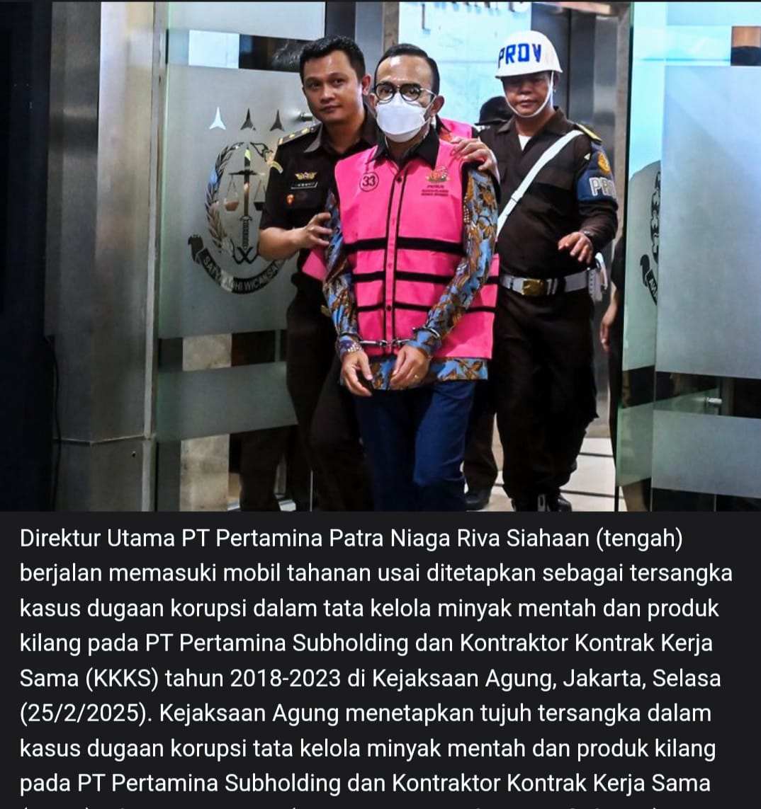 Eks Dirut Pertamina Patra Niaga Didakwa Memperkaya Dua Perusahaan di Singapura.