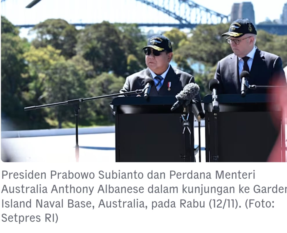 Presiden Prabowo Pulang dari Australia Bawa “Kesepakatan Keamanan Baru”: Indonesia Masuk Babak Strategis yang Lebih Kuat!