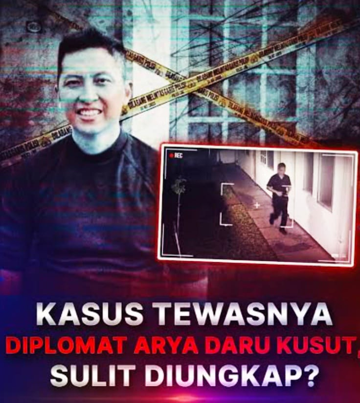 BREAKING NEWS: Polisi Hentikan Penyelidikan Kematian Diplomat Muda Arya Daru — Tidak Ada Unsur Pidana!