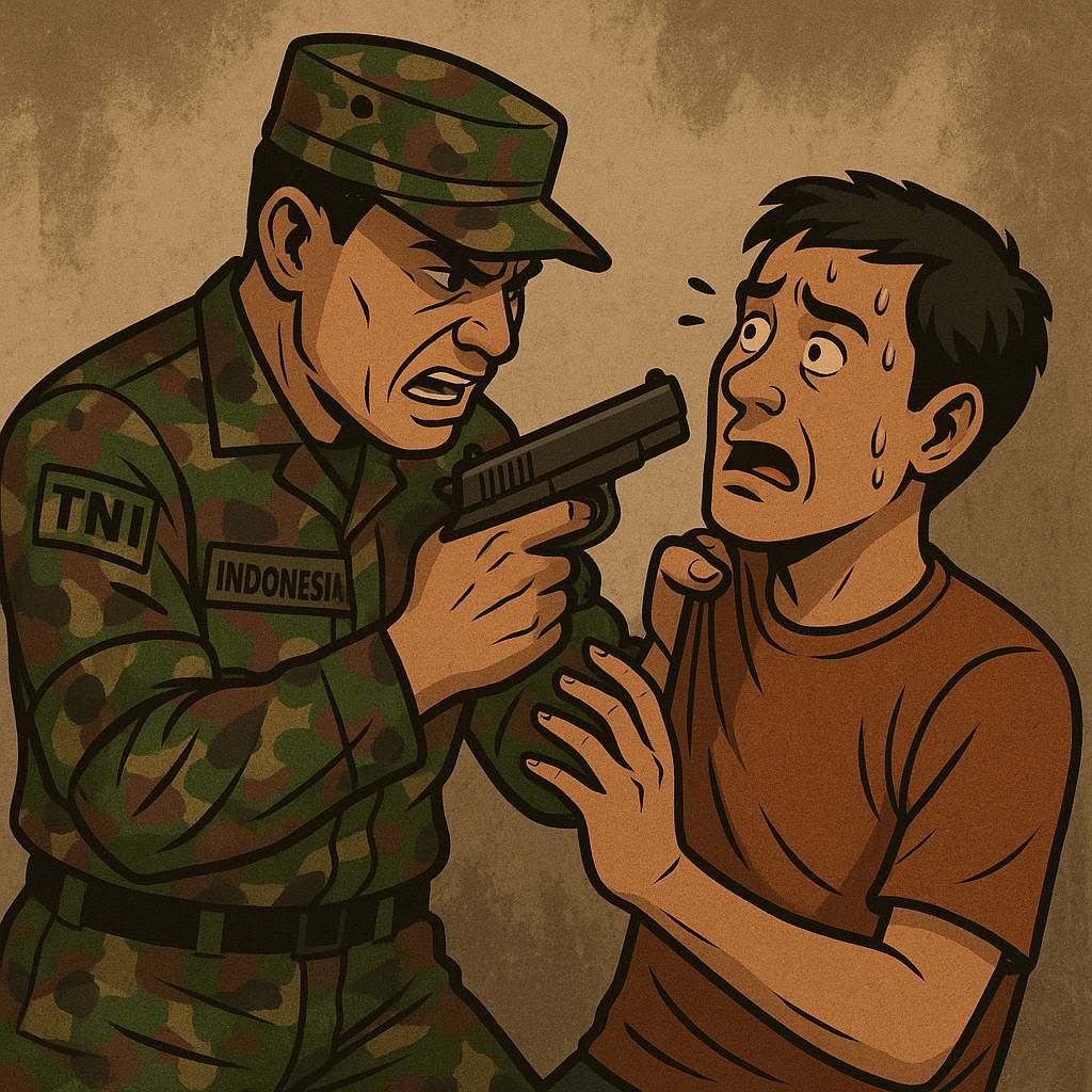 Tiga Oknum TNI Berlagak Polisi di Gowa: Sopir “Dibekuk”, Pemerasan Rp 30 Juta, Jejak Arogansi Militer Kembali Terungkap