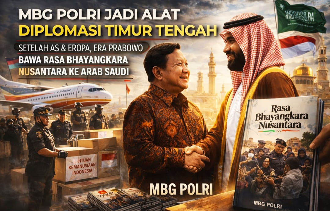 Setelah Eropa & Amerika, “Rasa Bhayangkara Nusantara” Tembus Timur Tengah: MBG Polri Jadi Instrumen Diplomasi Kultural Era Prabowo