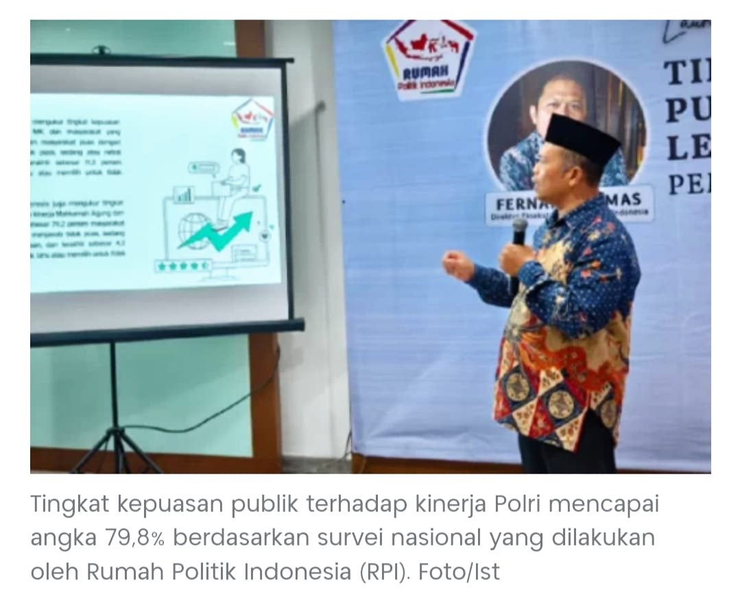 “Wow! 79,8% Publik Puas dengan Kinerja Polri — Survei RPI Ungkap Alasan Utamanya!”