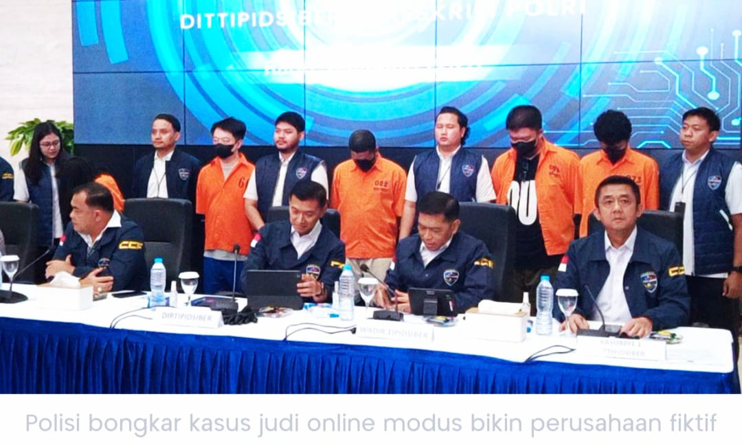 BREAKING NEWS: Modus Perusahaan Fiktif Terbongkar, 5 Pengelola Situs Judi Online Rp59 Miliar Ditangkap