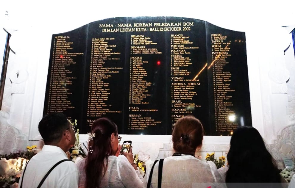 23 Tahun Tragedi Bom Bali: Doa Perdamaian Menggema di Monumen Kemanusiaan
