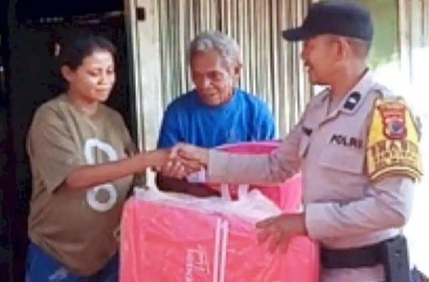 Kisah Menggetarkan! Aipda Andi Panie, Polisi Berhati Emas yang Menjadi “Cahaya Harapan” bagi Sania di Maubeli