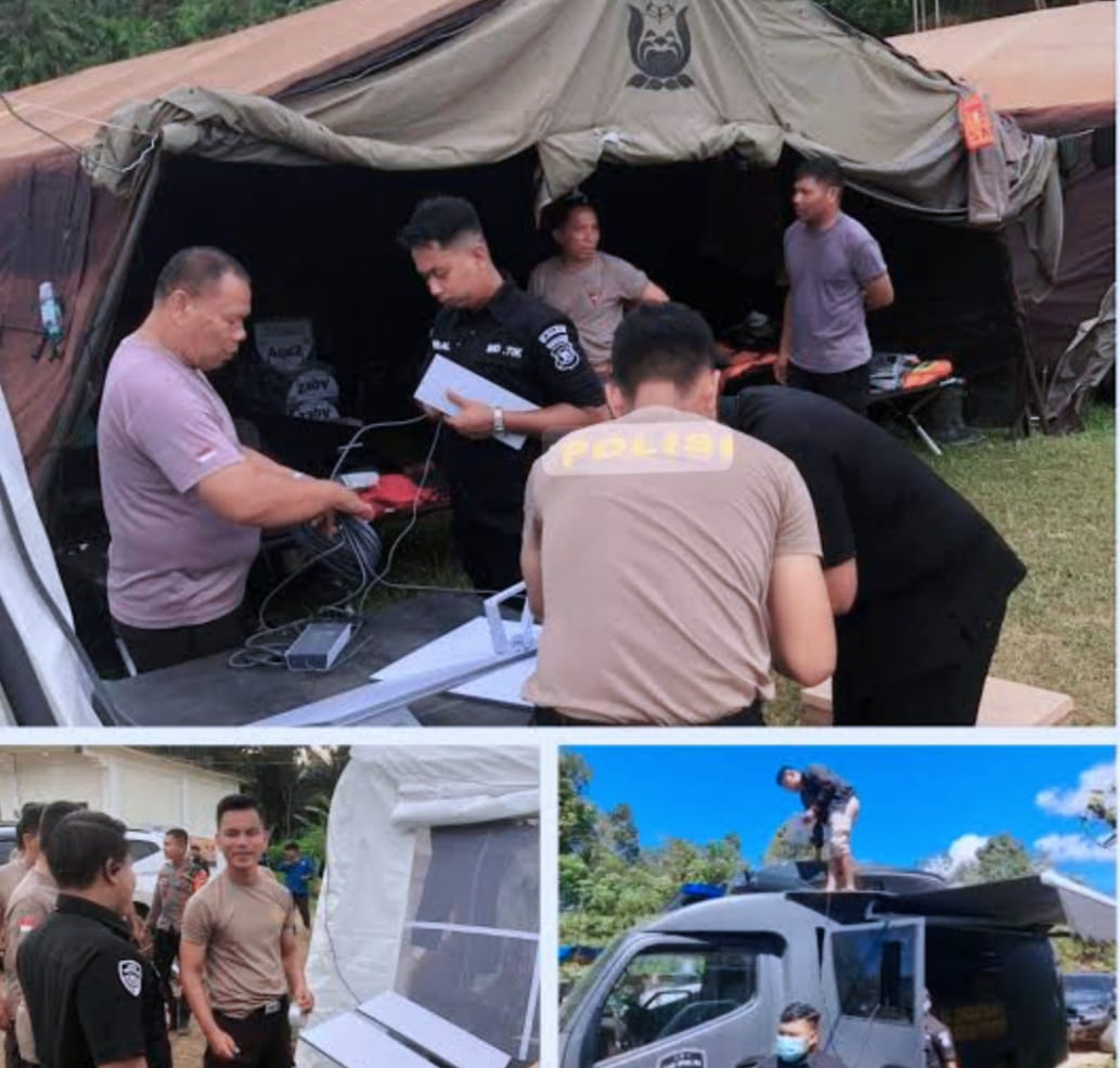 Polri Pasang Jaringan Internet di 76 Titik Bencana Sumatera! Komunikasi Lancar, Evakuasi Lebih Cepat