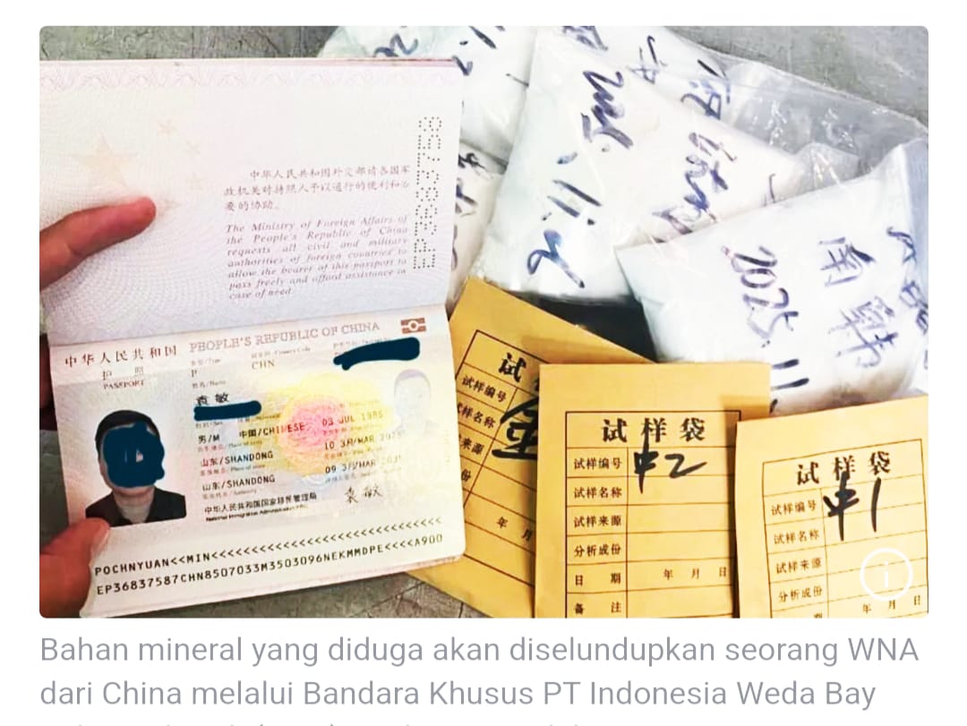 IWIP Akhirnya Buka Suara! Penyelundupan Mineral di Bandara Weda Bay Terbongkar, Polisi Bergerak Cepat Bongkar Jaringan Pelaku
