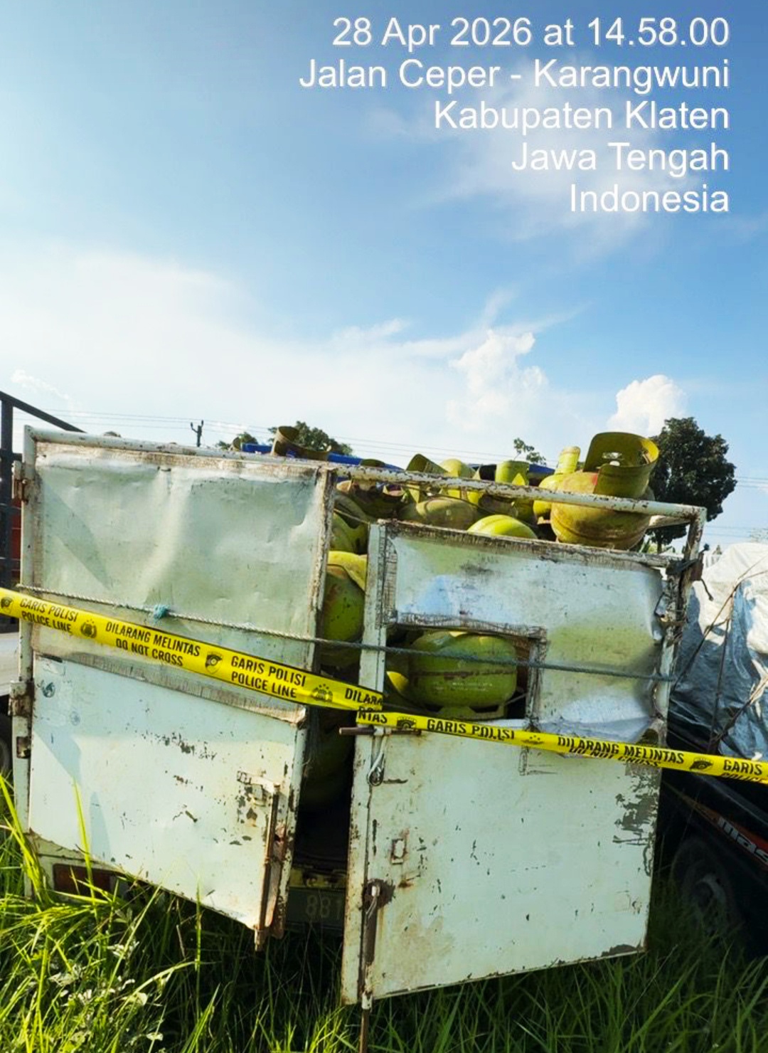 Gerebek Gudang Elpiji Klaten, Bareskrim Amankan 2 Tersangka dan Ribuan Tabung Gas Oplosan.