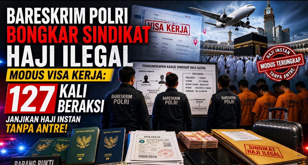 Jangan Tergiur Haji Tanpa Antre! Polri Ungkap Kedok Visa Kerja yang Rugikan Calon Jemaah.