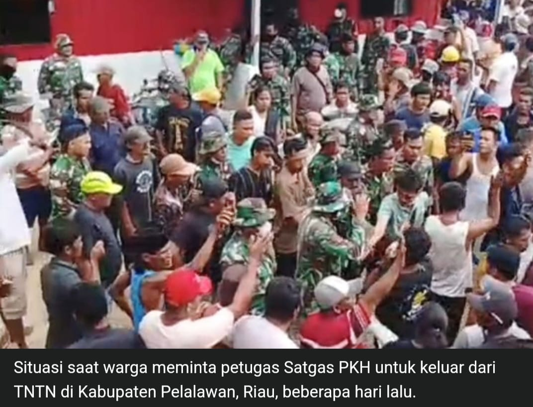 Penertiban TN Tesso Nilo Makin Panas! Warga Riau Mengaku Trauma: “Kami Ditatap Seperti Tersangka Seumur Hidup!”