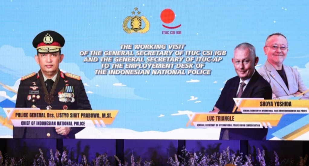 Kejar 70 Ribu Tenaga Kerja! Jenderal Listyo Sigit Prabowo Didampingi International Trade Union Confederation dan Asia Pacific Dorong Kolaborasi Besar-besaran untuk Lindungi Buruh