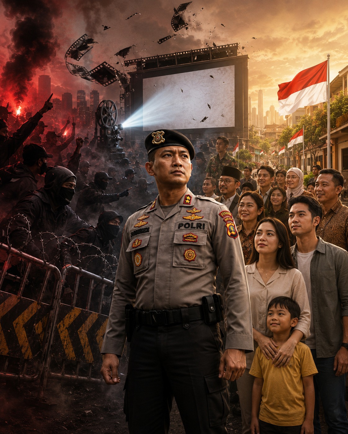 OPINI : POLRI GARDA TERDEPAN STABILITAS! Dibalik Gaduh Film ‘Pesta Babi’, Keamanan Nasional Adalah Hukum Tertinggi:   ﻿Jangan Terpancing Provokasi!