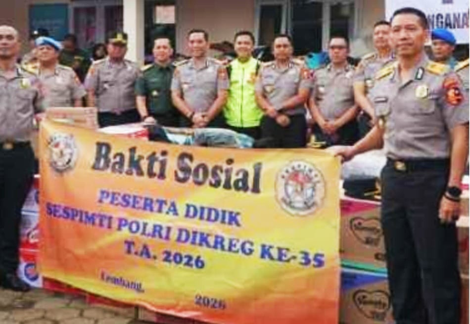 Tinjau Langsung Longsor Cisarua, Sespimti Polri Salurkan Bantuan dan Pastikan Negara Hadir untuk Warga